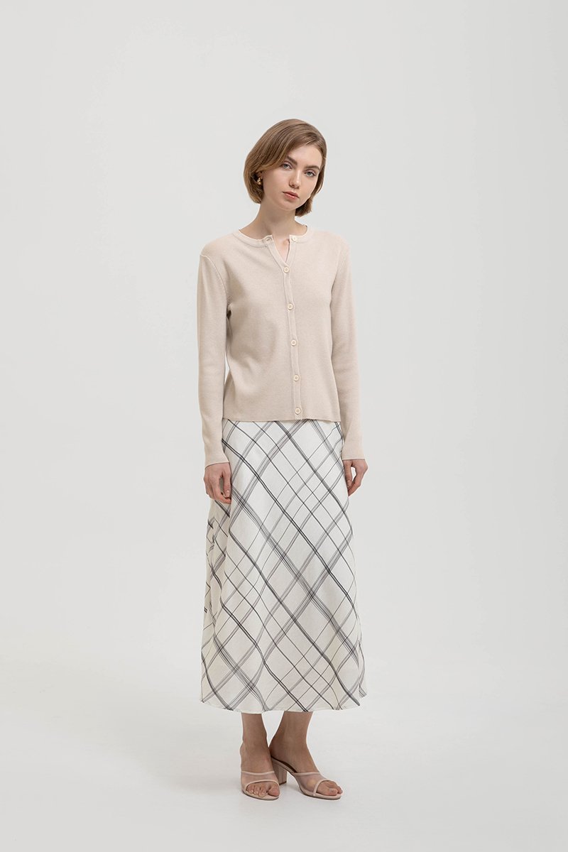 CASPER ROUND NECK CARDIGAN