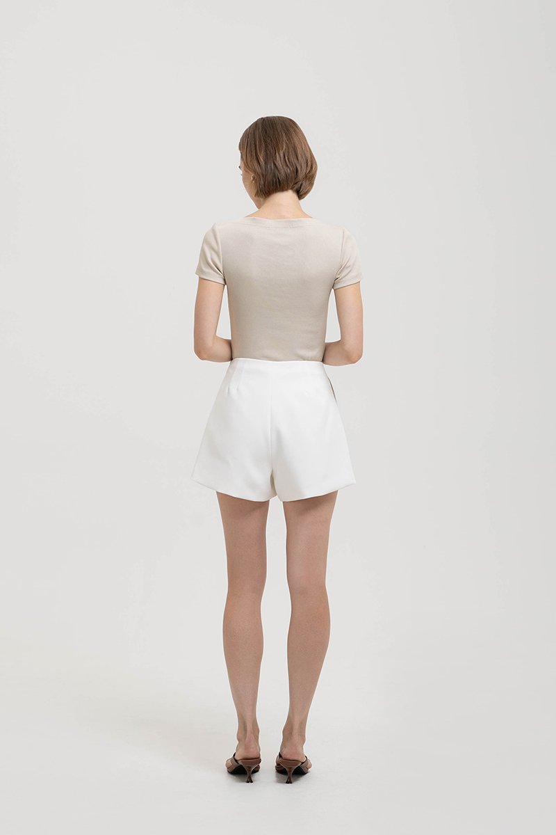 CHARLIE HIGH WAISTED TAILORED SHORTS