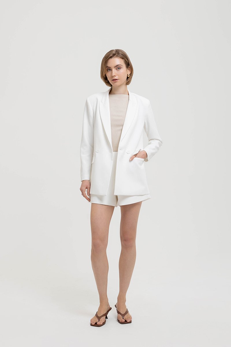CHARLIE HIGH WAISTED TAILORED SHORTS