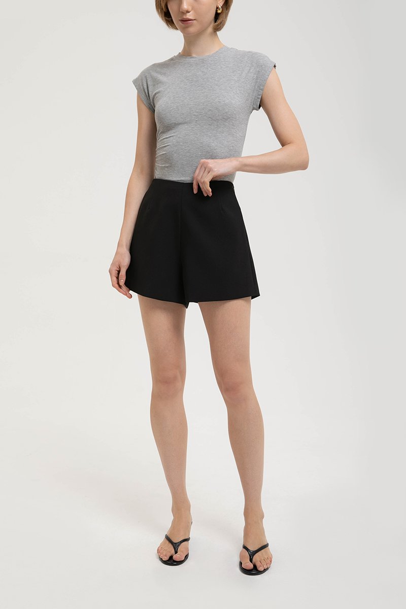 CHARLIE HIGH WAISTED TAILORED SHORTS