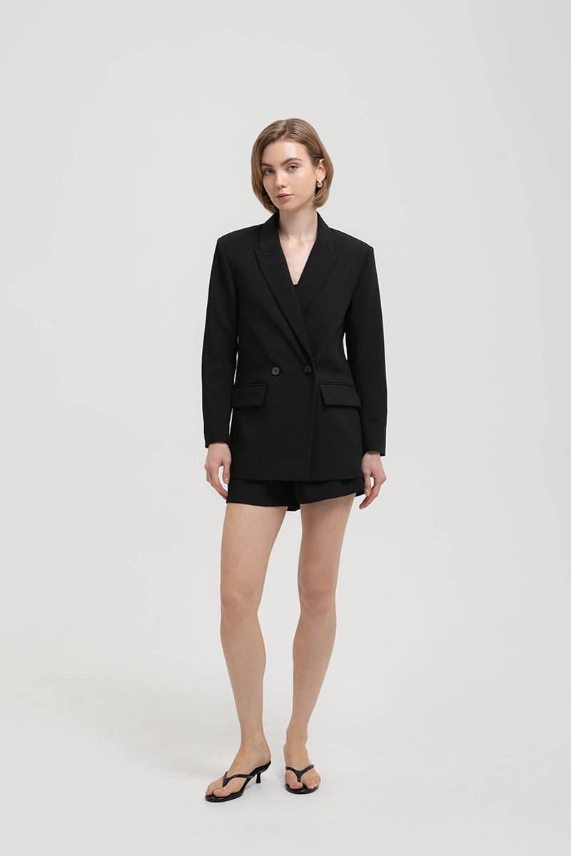 CHARLIE HIGH WAISTED TAILORED SHORTS