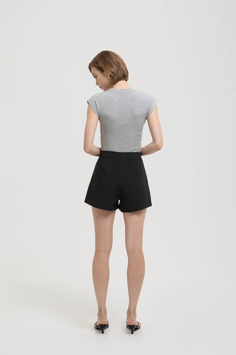 CHARLIE HIGH WAISTED TAILORED SHORTS