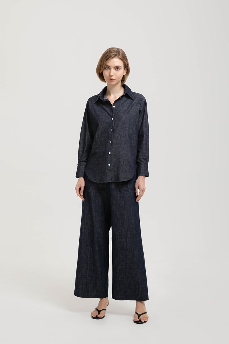 MONIQUE CHAMBRAY DENIM SHIRT