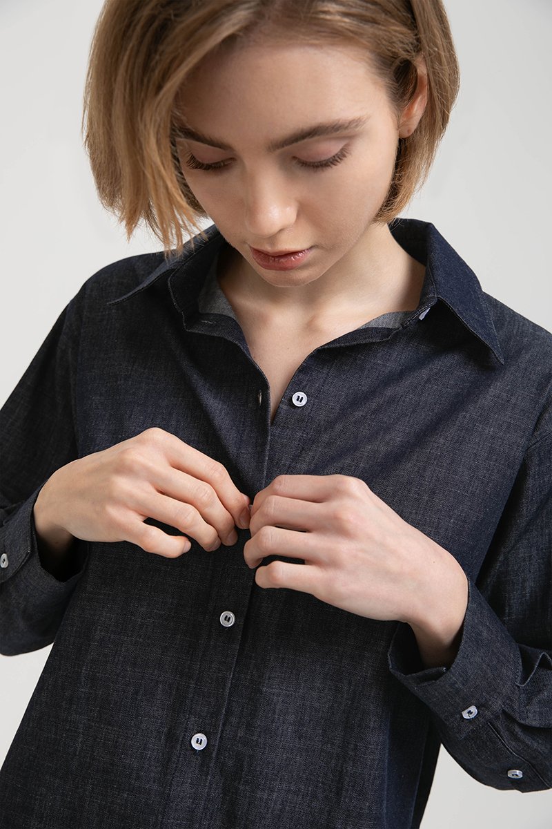 MONIQUE CHAMBRAY DENIM SHIRT