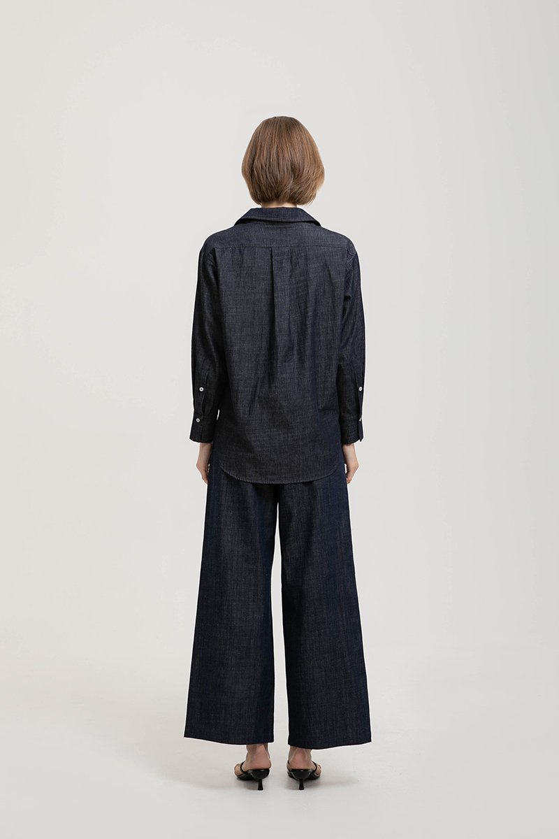 MONIQUE CHAMBRAY DENIM SHIRT