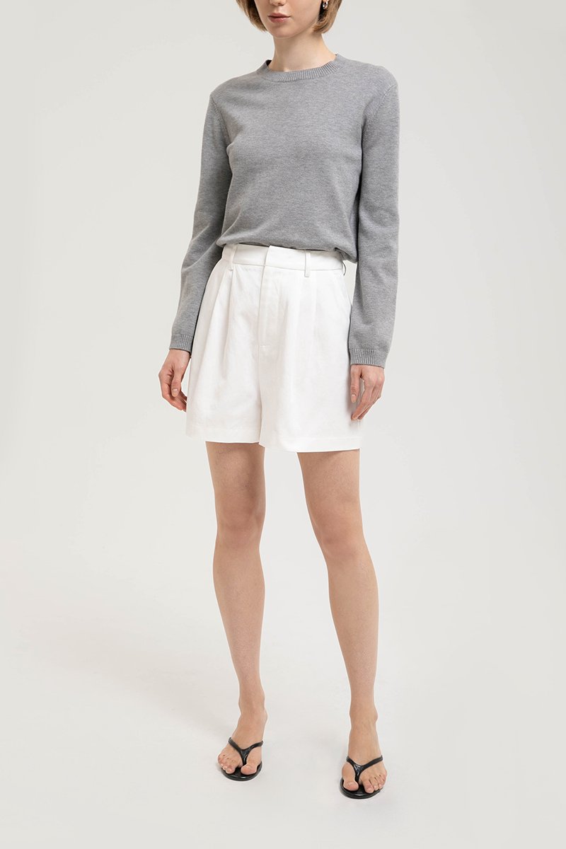 PARKER PLEATED TWILL SHORTS