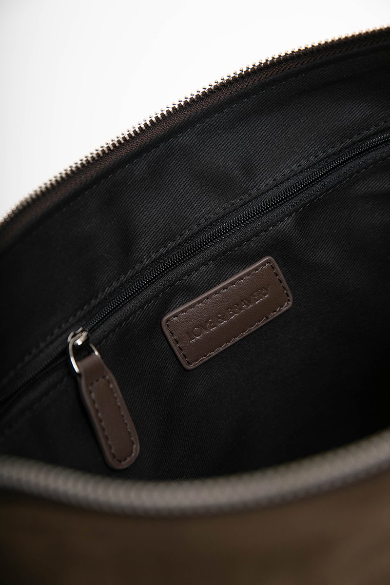 DEMY SUEDE SHOULDER BAG