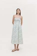 *PREORDER* DELINA SMOCKED DETACHABLE STRAP DRESS