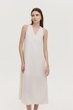 HILLARY TWO WAY LINEN MIDI DRESS