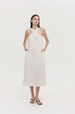 HILLARY TWO WAY LINEN MIDI DRESS