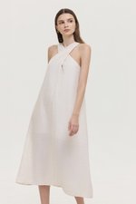HILLARY TWO WAY LINEN MIDI DRESS