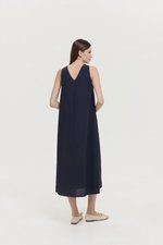 HILLARY TWO WAY LINEN MIDI DRESS