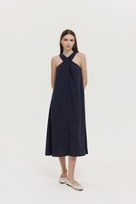 HILLARY TWO WAY LINEN MIDI DRESS