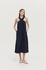 HILLARY TWO WAY LINEN MIDI DRESS
