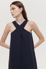 HILLARY TWO WAY LINEN MIDI DRESS