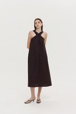 HILLARY TWO WAY LINEN MIDI DRESS
