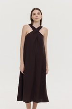 HILLARY TWO WAY LINEN MIDI DRESS