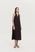 HILLARY TWO WAY LINEN MIDI DRESS