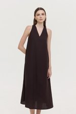 HILLARY TWO WAY LINEN MIDI DRESS