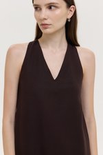 HILLARY TWO WAY LINEN MIDI DRESS