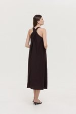 HILLARY TWO WAY LINEN MIDI DRESS