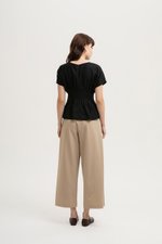 ANIKA PIN TUCK LINEN TOP