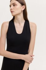 HAYDEN HALTER JERSEY MIDI DRESS