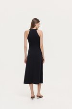 HAYDEN HALTER JERSEY MIDI DRESS