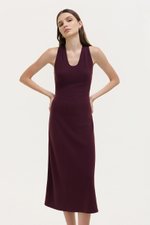 HAYDEN HALTER JERSEY MIDI DRESS