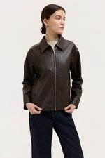 SAMPSON ZIPPED LEATHER JACKET