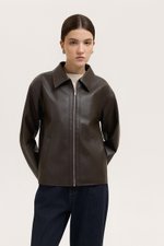 SAMPSON ZIPPED LEATHER JACKET