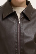 SAMPSON ZIPPED LEATHER JACKET
