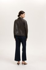 SAMPSON ZIPPED LEATHER JACKET