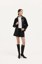 SAMPSON ZIPPED LEATHER JACKET