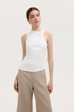 CHRISELLE ASYMMETRIC KNOT TANK