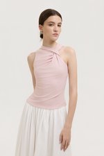 CHRISELLE ASYMMETRIC KNOT TANK