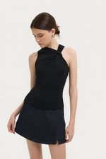 CHRISELLE ASYMMETRIC KNOT TANK