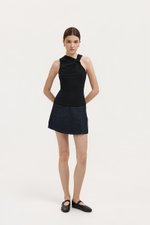 CHRISELLE ASYMMETRIC KNOT TANK
