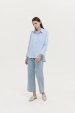 ALERIE OVERSIZED STRIPED BUTTONDOWN SHIRT