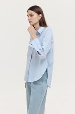 ALERIE OVERSIZED STRIPED BUTTONDOWN SHIRT
