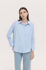 ALERIE OVERSIZED STRIPED BUTTONDOWN SHIRT