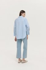 ALERIE OVERSIZED STRIPED BUTTONDOWN SHIRT