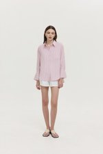 ALERIE OVERSIZED STRIPED BUTTONDOWN SHIRT
