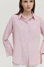 ALERIE OVERSIZED STRIPED BUTTONDOWN SHIRT