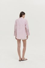 ALERIE OVERSIZED STRIPED BUTTONDOWN SHIRT