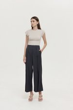 STANLEY PLEATED WIDE LEG PANTS