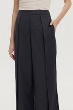 STANLEY PLEATED WIDE LEG PANTS