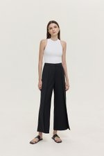 STANLEY PLEATED WIDE LEG PANTS