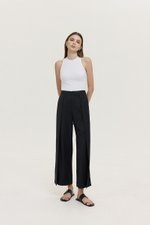 STANLEY PLEATED WIDE LEG PANTS