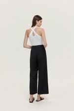 STANLEY PLEATED WIDE LEG PANTS